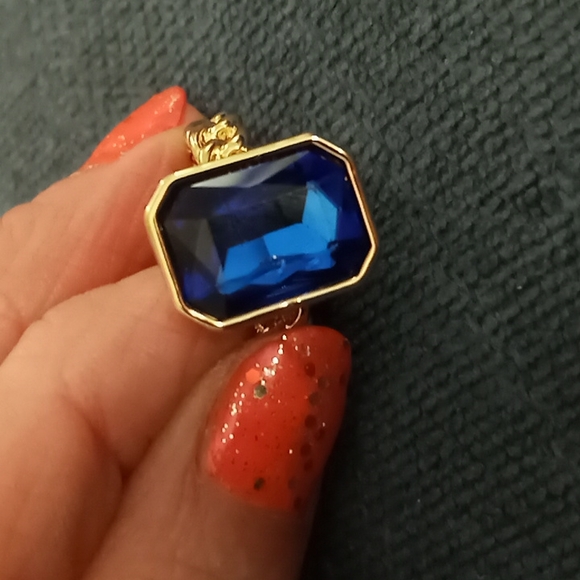 Gorgeous royal blue stone ring - Picture 7 of 8